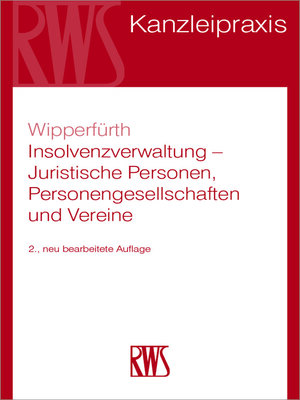 cover image of Insolvenzverwaltung